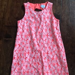 Neon pink spring summer dress